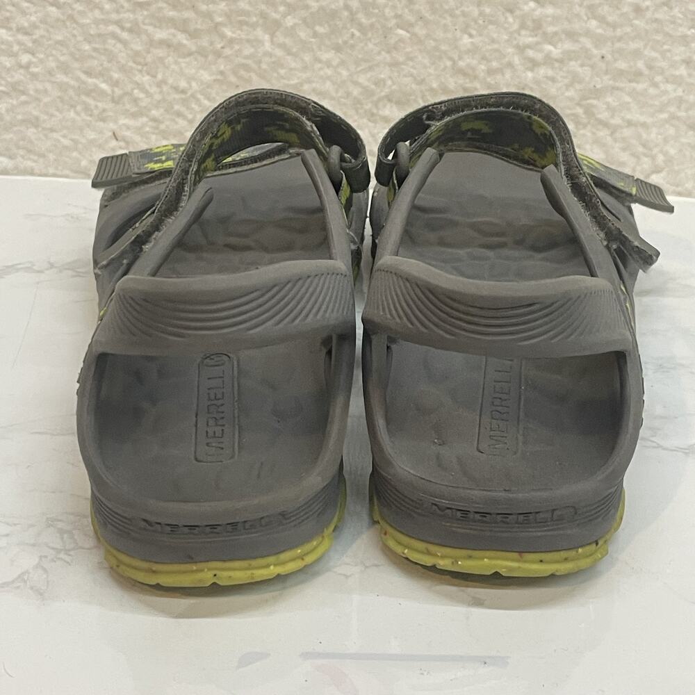 Merrell Hydro Drift Shoes Womens Size 5 Gray Green Yellow Sandals M Select Grip - Picture 4 of 11